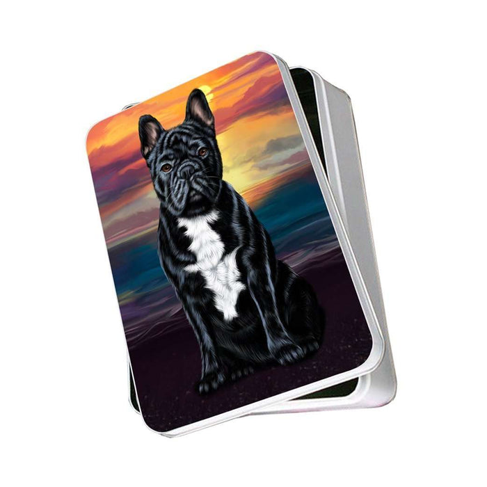 French Bulldogs Dog Photo Storage Tin