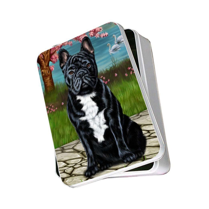 French Bulldogs Dog Photo Storage Tin