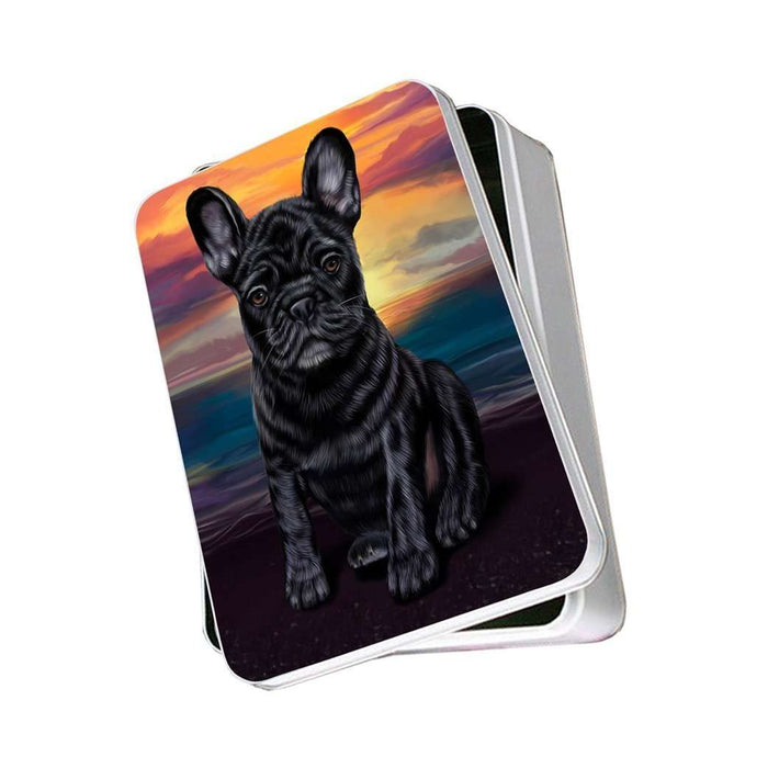 French Bulldogs Dog Photo Storage Tin