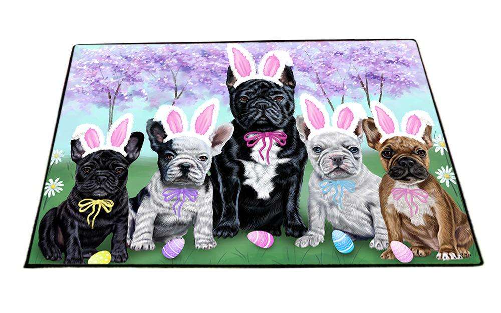 French Bulldogs Easter Holiday Floormat FLMS49575