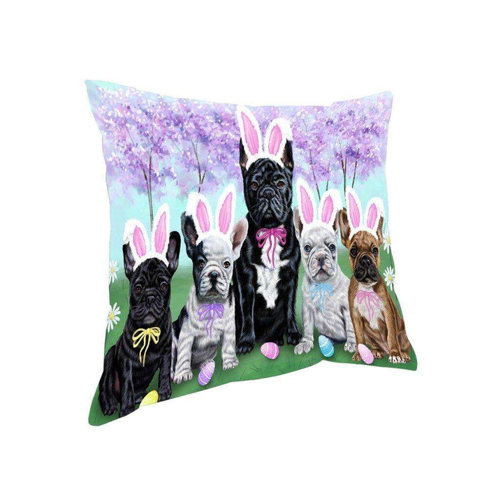 French Bulldogs Easter Holiday Pillow PIL52428 (14x14)