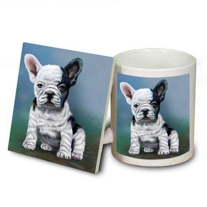 French Bulldogs Puppy Dog Mug and Coaster Set