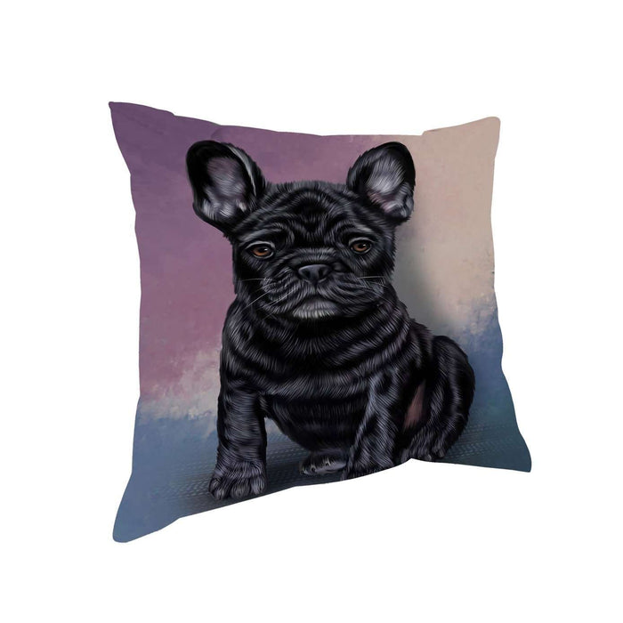 French Bulldogs Puppy Dog Throw Pillow