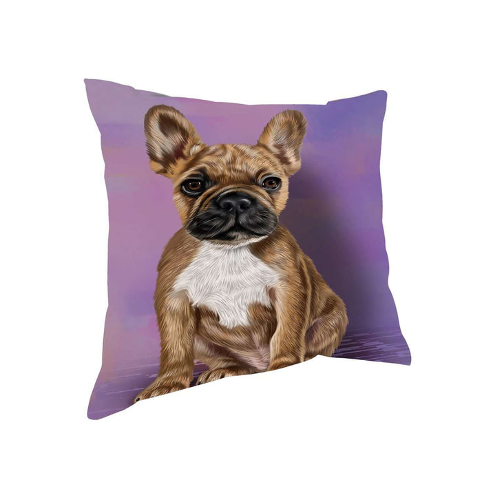 French Bulldogs Puppy Dog Throw Pillow