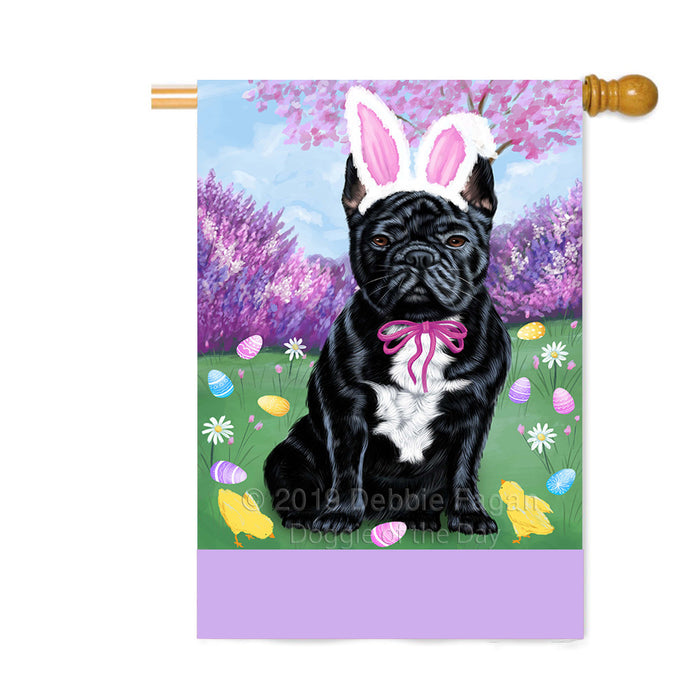 Personalized Easter Holiday French Bulldog Custom House Flag FLG-DOTD-A58915
