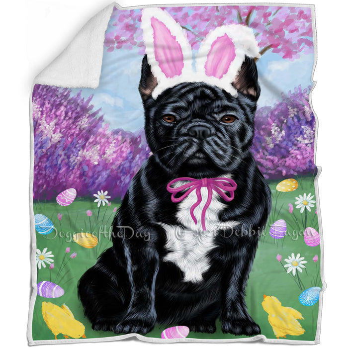French Bulldog Easter Holiday Blanket BLNKT57882