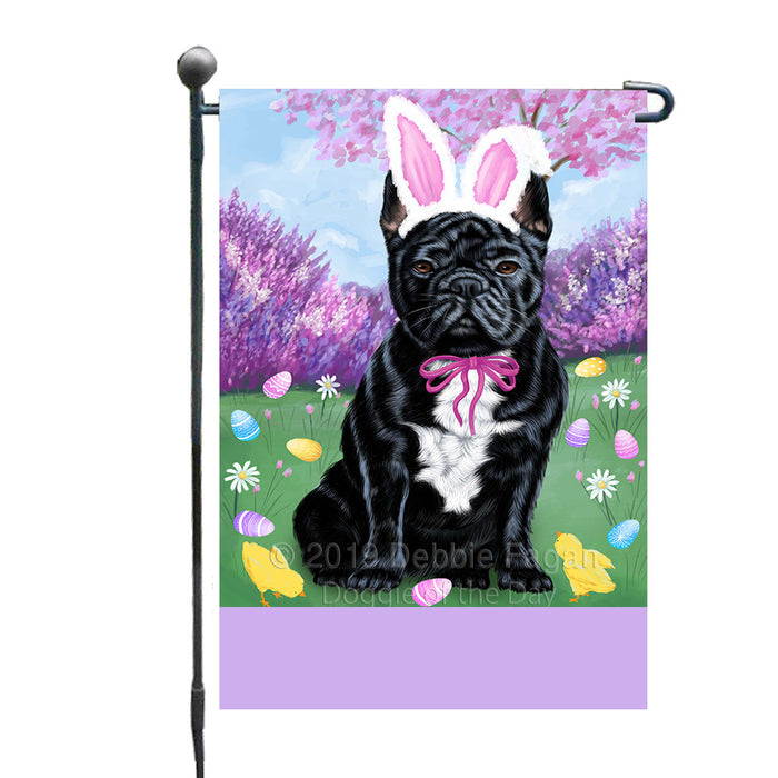 Personalized Easter Holiday French Bulldog Custom Garden Flags GFLG-DOTD-A58859