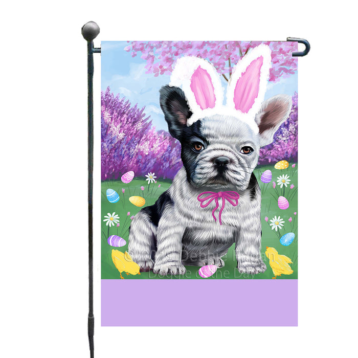 Personalized Easter Holiday French Bulldog Custom Garden Flags GFLG-DOTD-A58861