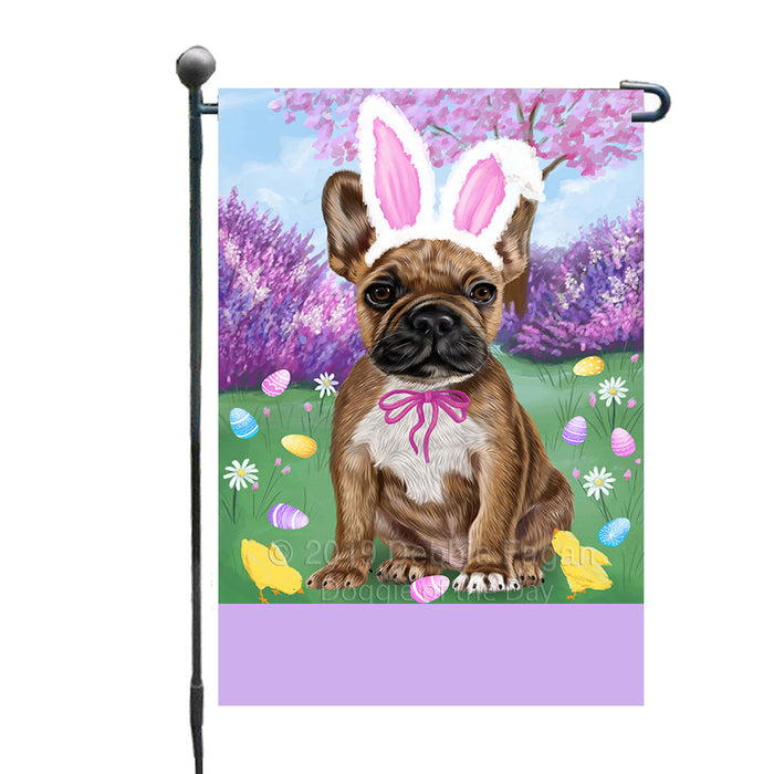 Personalized Easter Holiday French Bulldog Custom Garden Flags GFLG-DOTD-A58863