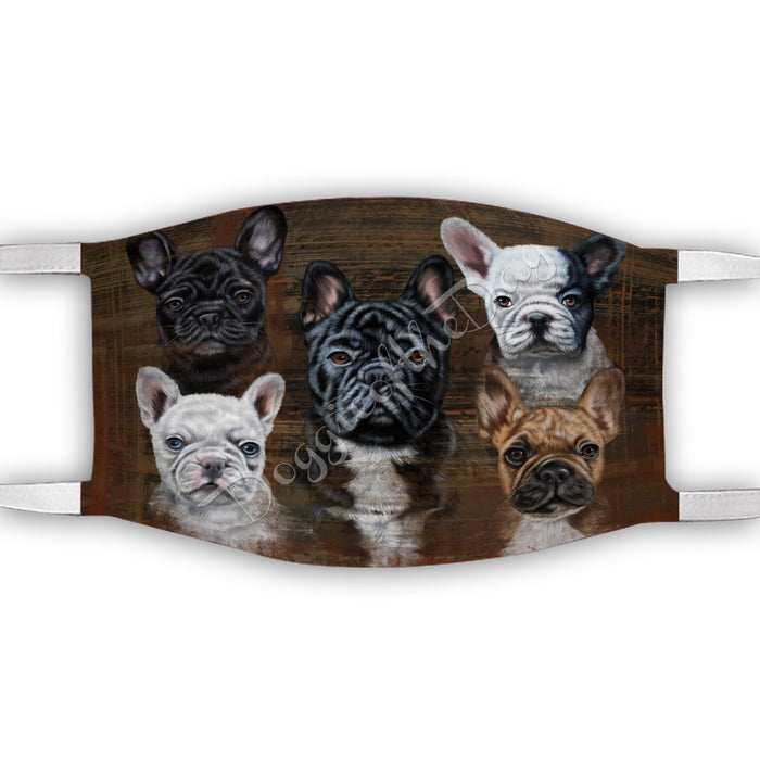 Rustic French Bulldogs Face Mask FM50055