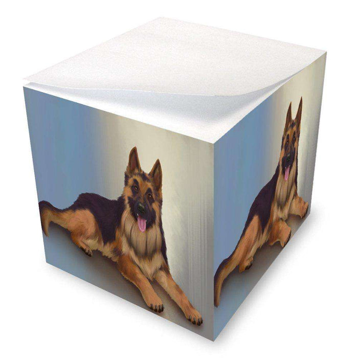 German Shepherd Adult Dog Note Cube