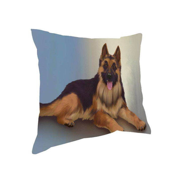 German Shepherd Adult Dog Throw Pillow