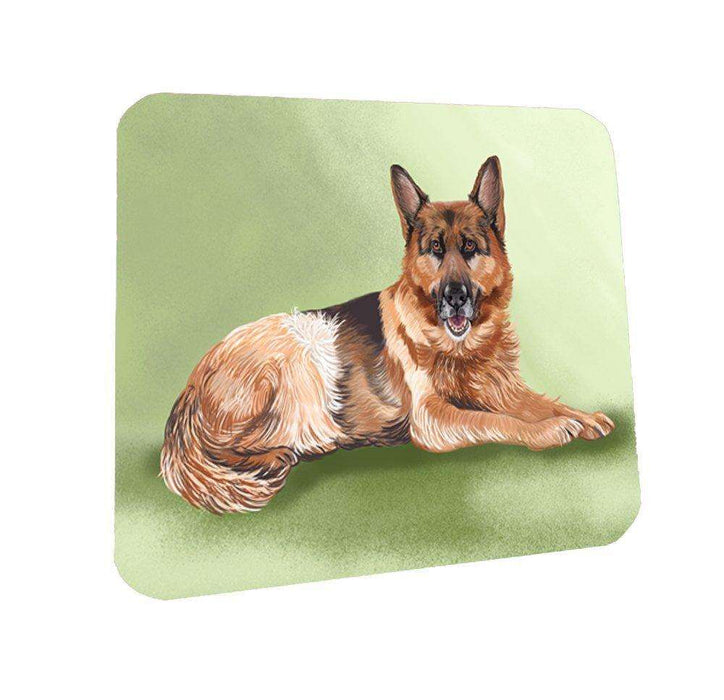 German Shepherd Dog Coasters Set of 4