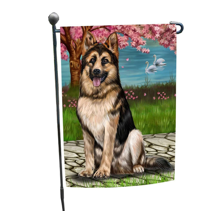 German Shepherd Dog Garden Flag