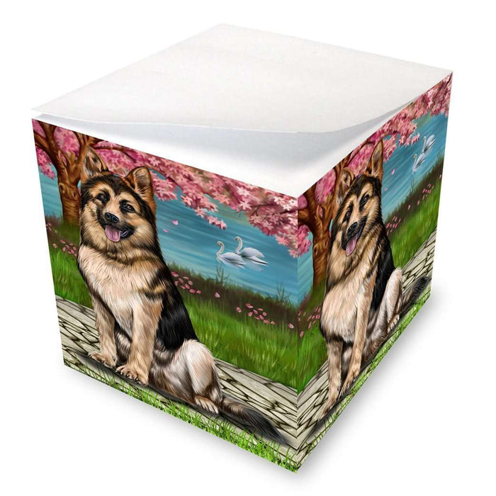 German Shepherd Dog Note Cube