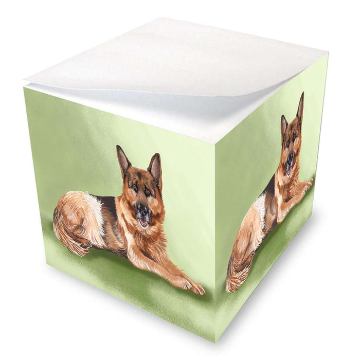 German Shepherd Dog Note Cube
