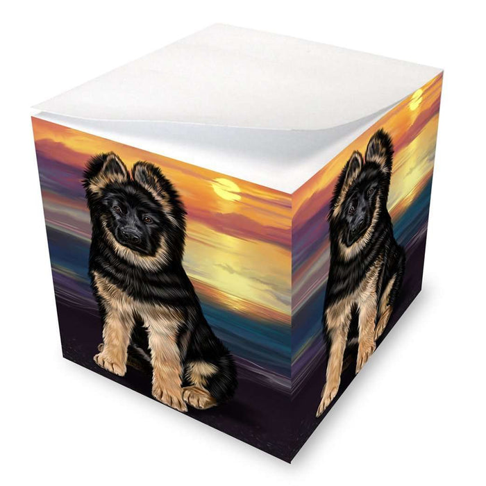 German Shepherd Dog Note Cube