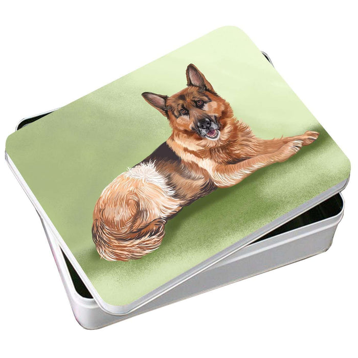 German Shepherd Dog Photo Storage Tin