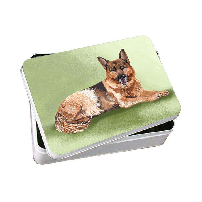 German Shepherd Dog Photo Storage Tin