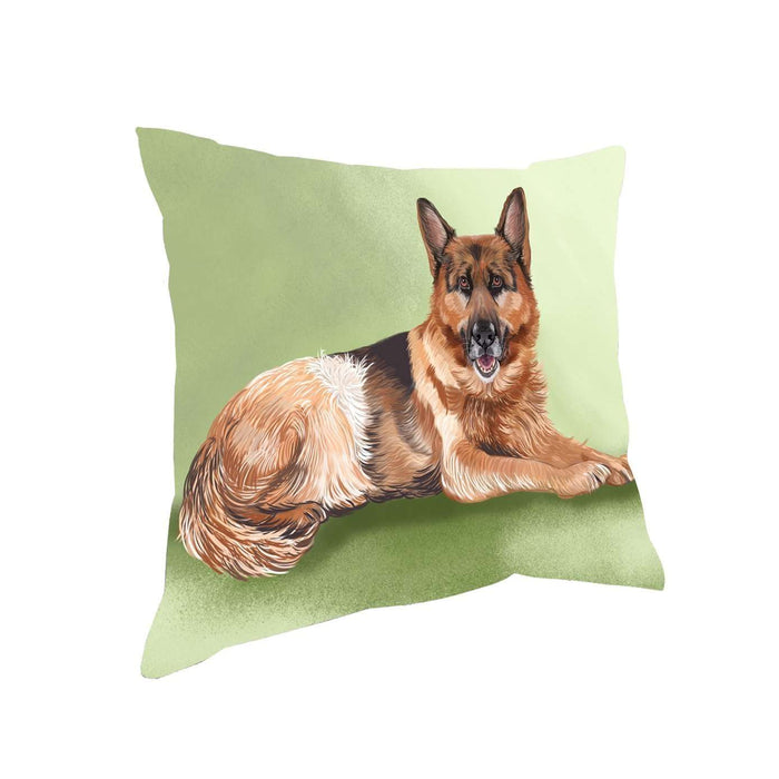 German Shepherd Dog Throw Pillow