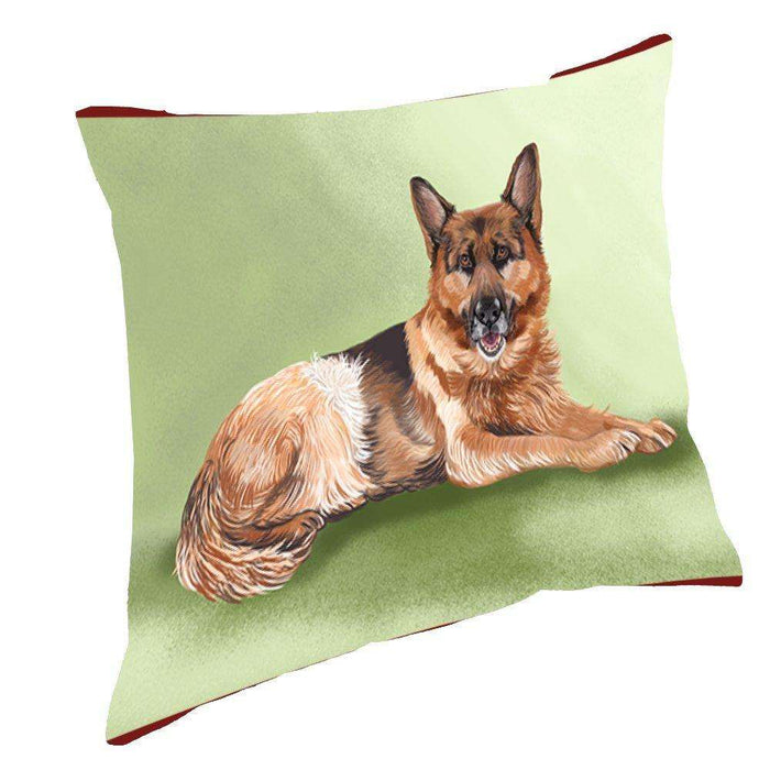 German Shepherd Dog Throw Pillow