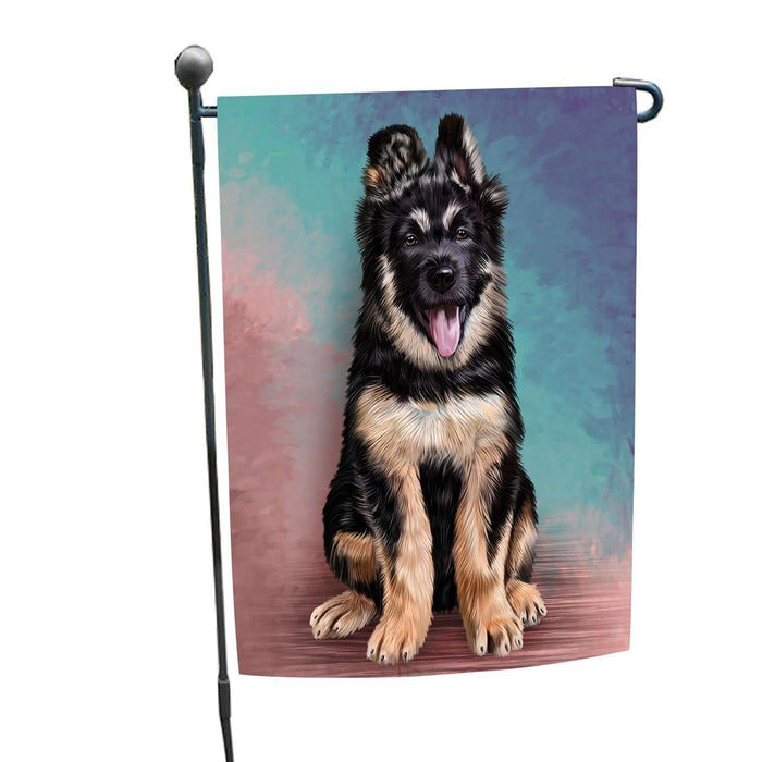 German Shepherd Puppy Dog Garden Flag