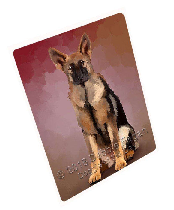 German Shepherds Dog Large Refrigerator / Dishwasher Magnet D162