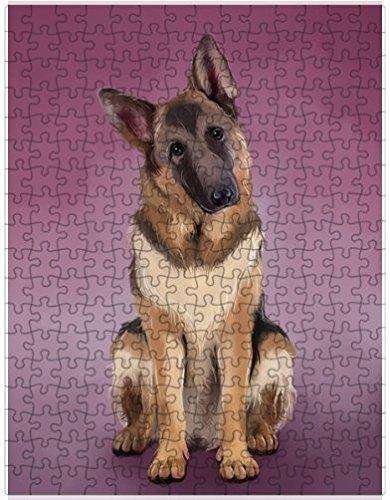 German Shepherds Dog Puzzle with Photo Tin D104