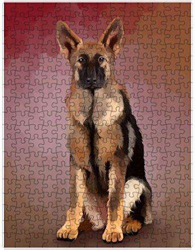 German Shepherds Dog Puzzle with Photo Tin D105