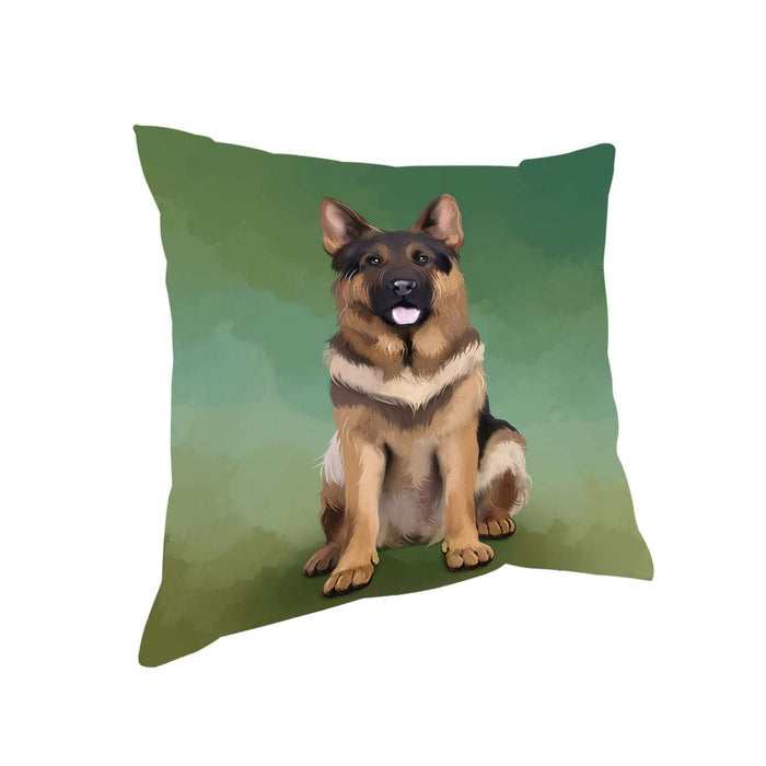 German Shepherds Dog Throw Pillow D336