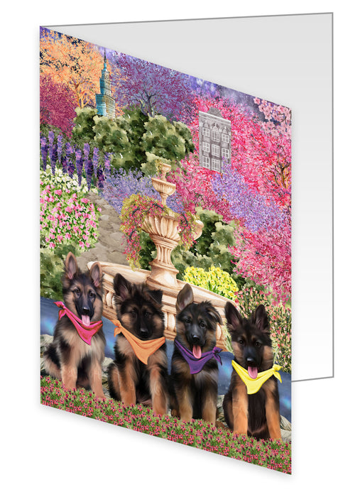 German Shepherd Greeting Cards & Note Cards: Explore a Variety of Designs, Custom, Personalized, Invitation Card with Envelopes, Gift for Dog and Pet Lovers