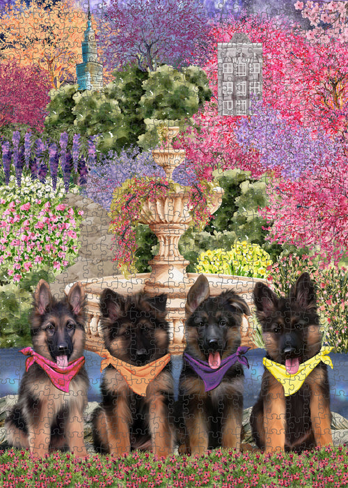 German Shepherd Jigsaw Puzzle: Interlocking Puzzles Games for Adult, Explore a Variety of Custom Designs, Personalized, Pet and Dog Lovers Gift