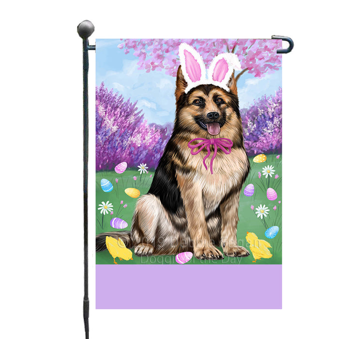 Personalized Easter Holiday German Shepherd Dog Custom Garden Flags GFLG-DOTD-A58864