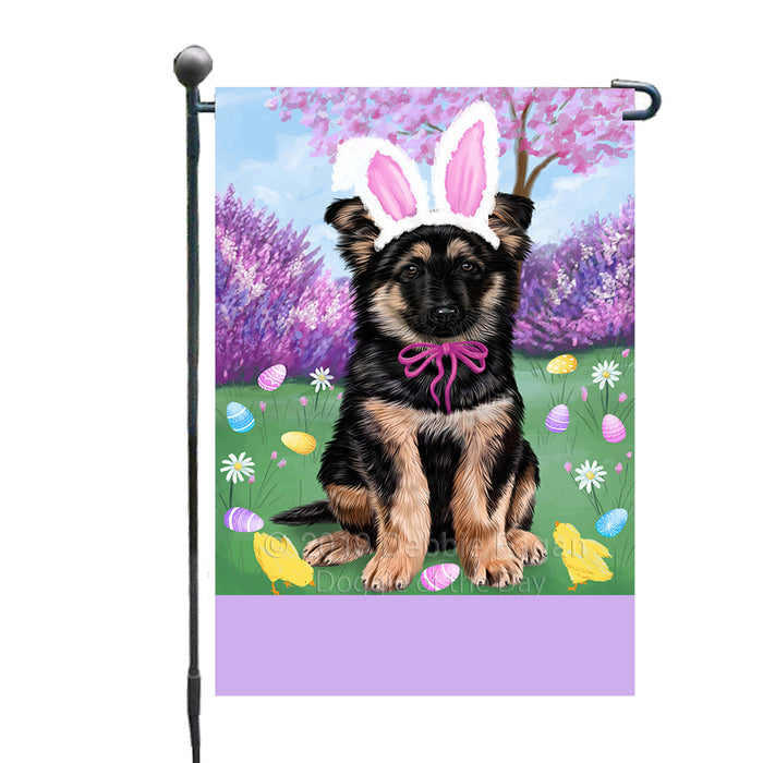 Personalized Easter Holiday German Shepherd Dog Custom Garden Flags GFLG-DOTD-A58866