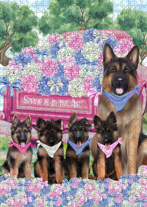 German Shepherd Jigsaw Puzzle: Explore a Variety of Designs, Interlocking Halloween Puzzles for Adult, Custom, Personalized, Pet Gift for Dog Lovers