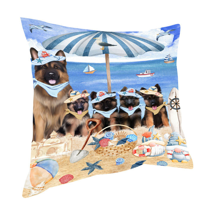 German Shepherd Pillow, Cushion Throw Pillows for Sofa Couch Bed, Explore a Variety of Designs, Custom, Personalized, Dog and Pet Lovers Gift