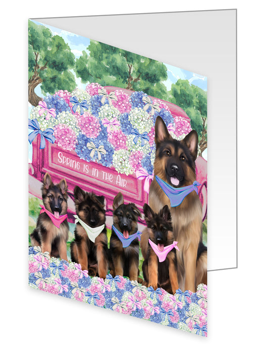 German Shepherd Greeting Cards & Note Cards with Envelopes, Explore a Variety of Designs, Custom, Personalized, Multi Pack Pet Gift for Dog Lovers