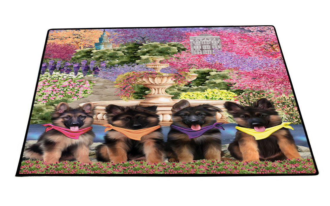 German Shepherd Floor Mat: Explore a Variety of Designs, Custom, Personalized, Anti-Slip Door Mats for Indoor and Outdoor, Gift for Dog and Pet Lovers