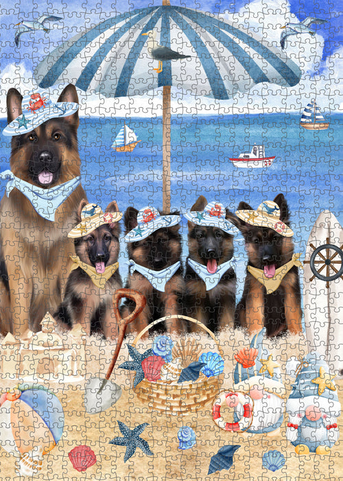German Shepherd Jigsaw Puzzle for Adult, Explore a Variety of Designs, Interlocking Puzzles Games, Custom and Personalized, Gift for Dog and Pet Lovers