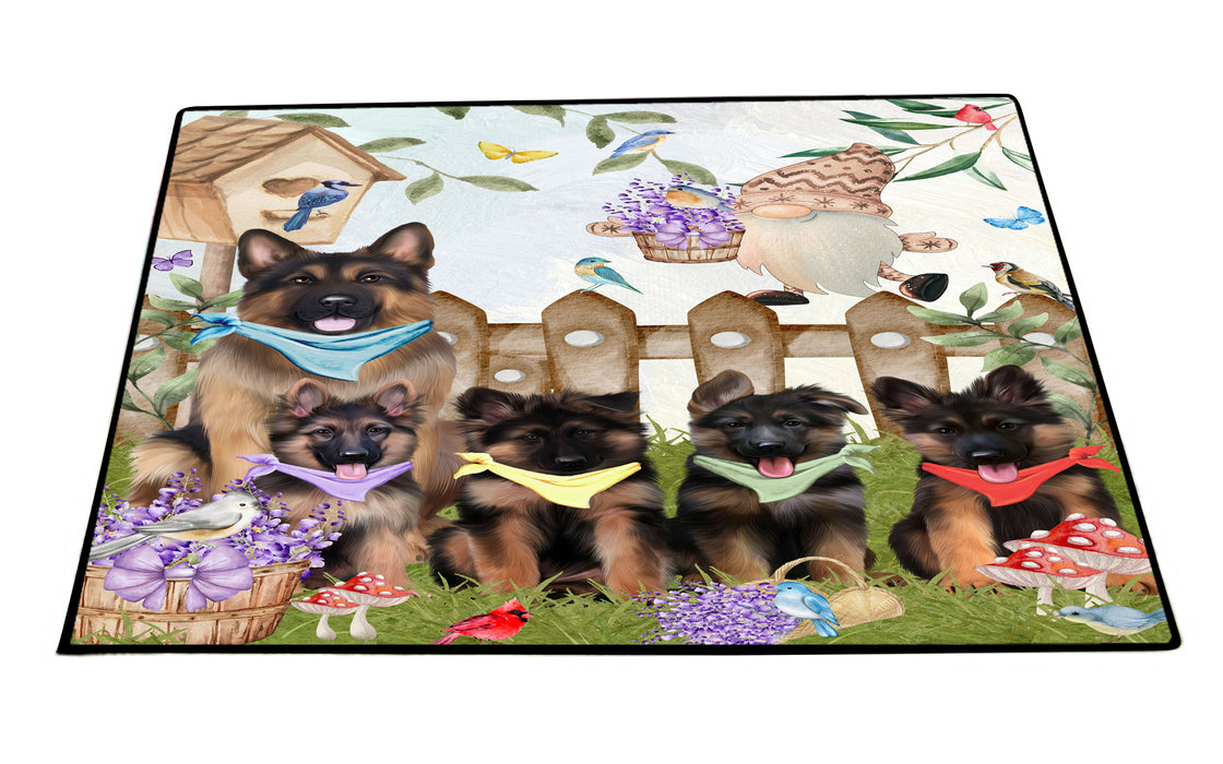 German Shepherd Floor Mats and Doormat: Explore a Variety of Designs, Custom, Anti-Slip Welcome Mat for Outdoor and Indoor, Personalized Gift for Dog Lovers