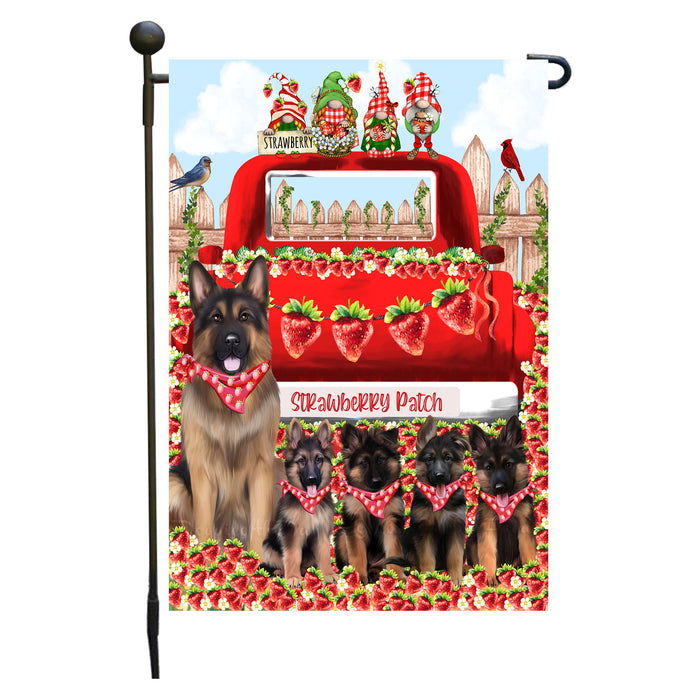 German Shepherd Dogs Garden Flag: Explore a Variety of Custom Designs, Double-Sided, Personalized, Weather Resistant, Garden Outside Yard Decor, Dog Gift for Pet Lovers