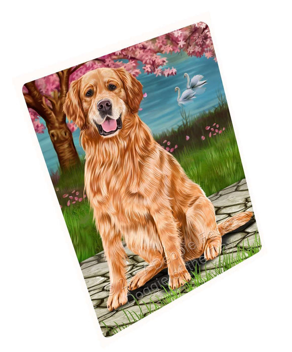 Golden Retriever Dog Art Portrait Print Woven Throw Sherpa Plush Fleece Blanket