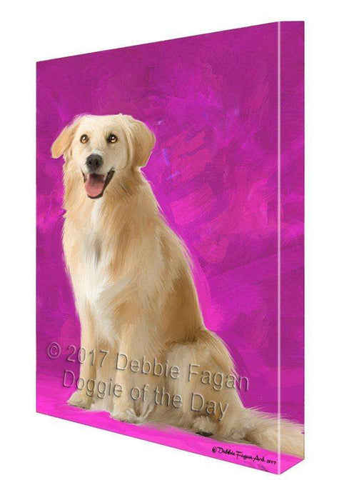 Golden Retriever Dog Canvas Wall Art