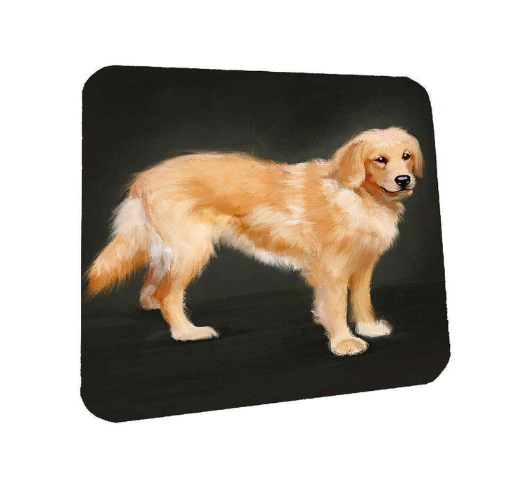 Golden Retriever Dog Coasters Set of 4