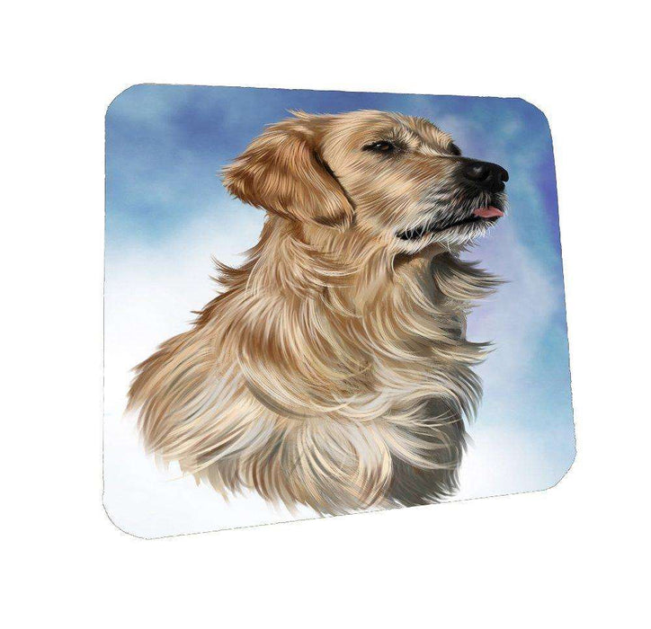 Golden Retriever Dog Coasters Set of 4