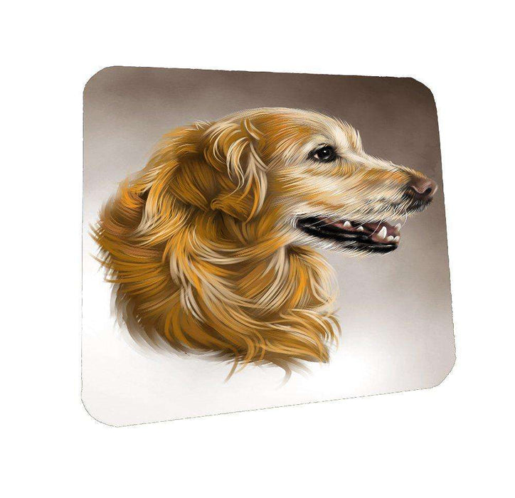 Golden Retriever Dog Coasters Set of 4