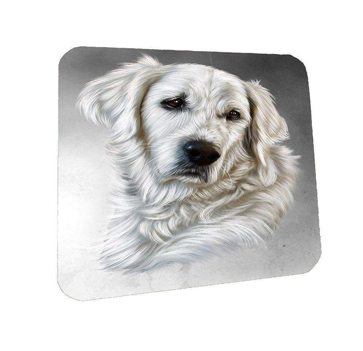 Golden Retriever Dog Coasters Set of 4