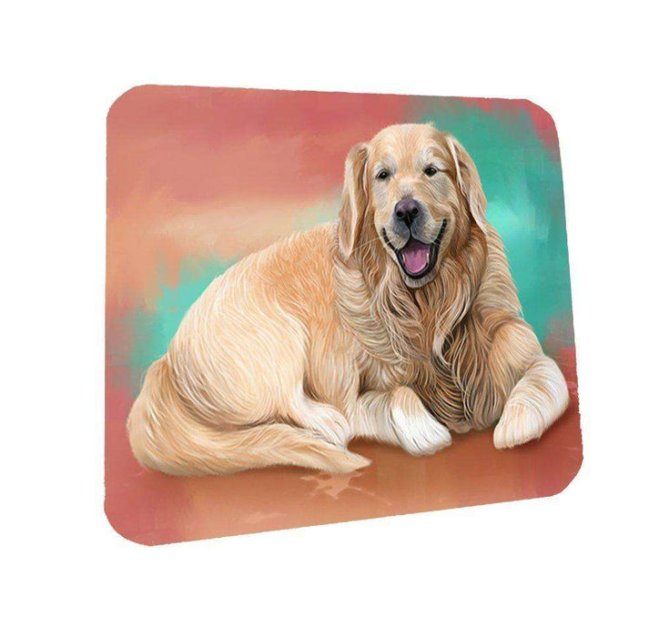 Golden Retriever Dog Coasters Set of 4