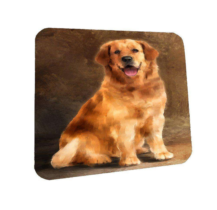 Golden Retriever Dog Coasters Set of 4