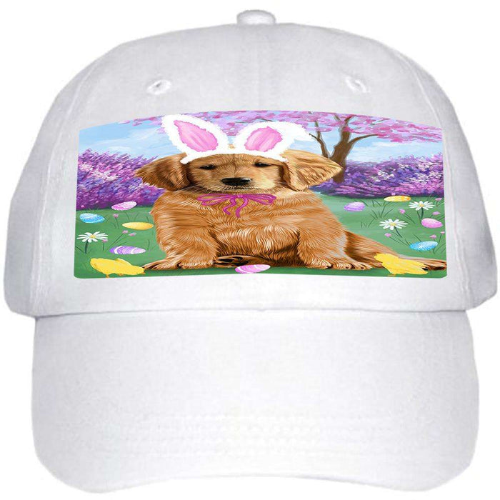 Golden Retriever Dog Easter Holiday Ball Hat Cap HAT51189